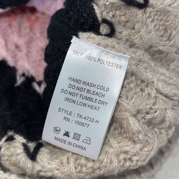 Strut & Bolt Womens Honeycomb Striped Pullover Sweater Gray Blue Size Small - Picture 6 of 8